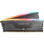 CORSAIR Vengeance RGB RS DDR5 32Go (2x16Go) Jusqu'à 6000MHz AMD Intel RAM | Mémoire pour Ordinateur de Bureau, Compatible AMD EX