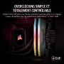 CORSAIR Vengeance RGB RS DDR5 32Go (2x16Go) Jusqu'à 6000MHz AMD Intel RAM | Mémoire pour Ordinateur de Bureau, Compatible AMD EX
