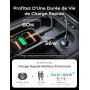 LISEN Chargeur Voiture USB C 54W+60W C-C Câble,Chargeur Allume Cigare USB C | Prise Allume Cigare 12V, Accessoire Voiture Interi