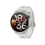 COROS Pace 4 Pro Montre de Sport GPS, écran AMOLED 1,47''- Blanc Silicone | Titane, verre saphir, écran AMOLED 3500 nits, GPS do