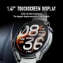 COROS Pace 4 Pro Montre de Sport GPS, écran AMOLED 1,47''- Blanc Silicone | Titane, verre saphir, écran AMOLED 3500 nits, GPS do