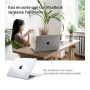 NPUOLS Coque pour MacBook Air 15 Pouces M5 M4 M3 M2 2026-2023, Cristal | Coque Rigide en Plastique Ultra Mince pour Modèles A344