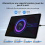 VELVDIVA Tablette 13 Pouces Android 16, Octa-Core 2.2GHz, 36Go RAM + 512Go ROM (2 to SD), 4G LTE + 5G WiFi, Écran,2944 * 1840, W