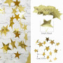 65 Pieds Forme d'étoile Papier Guirlande Probuk 5 * 4m Doré Bannière de Guirlande en Papier D'étoiles à Suspendre Réfléchissante