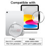JETech Verre Trempé Anti-Espion pour iPad (A16) 11e/10e Gén, Lot de 1 | Pour 2025/2022 Modèle, 9H Protection D'écran