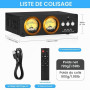 Douk Audio L3 3-Canal Loop Switcher Sélecteur Audio Boîte Double VU-mètre Splitter avec Télécommande IR