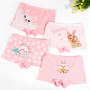 AYBUY 8 Pièces Coton Boxer Fille, Enfants Coton Boxer, Confortable sous-vêtements pour Filles 3-11 Ans