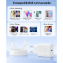 Chargeur USB C 45W, 2-Pack Prise USBC Chargeur Rapide pour Samsung Galaxy S26 S25 Ultra S24 S23 S22 S21 FE A57 A56 A55 A54 A37 A