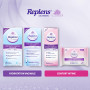 REPLENS - Gel Vaginal, Traitement des Odeurs, Rééquilibre le pH, Sans Hormones, Sans Parfum, Lot de 3 Unidoses