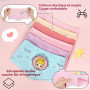 HAGOT 12 Pièces Coton Boxer Fille, Enfants Coton Boxer, Confortable sous-vêtements pour Filles 4-9 Ans