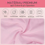HAGOT 12 Pièces Coton Boxer Fille, Enfants Coton Boxer, Confortable sous-vêtements pour Filles 4-9 Ans
