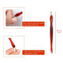 Hanyousheng Lime a Ongles, Lime a Ongle Vernis Semi Permanent, Limes a Ongles Professionnelle, 5 Pcs Limes à Ongles, 2 Pcs Pouss