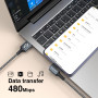SIZUKA Câble USB C Coudé 90 Degrés 3M/Lot De 2, Câble Type C Charge Rapide | Long Cable Chargeur Type C pour iPhone 17 16 15, Sa