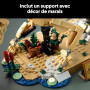 LEGO Jurassic World Les fossiles de Dinosaure : Le tricératops 77985 | Set pour adulte, déco DIY pour étagère, minifigurine de D