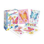 SentoSphère - AQUARELLUM MINI - PAPILLONS 4 PLANCHES - Kit peinture - Peinture Aquarellable Magique - A partir de 5 ans - fabriq
