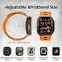 Higgs Silicone Bracelets Compatible avec Bracelet Apple Watch 44mm Ultra 3/21 49mm 46mm 45mm 42mm Homme, Soft Sports pour iWatch