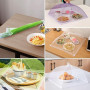 Aimeke 6 Pièces Cloche Alimentaire Pliable Couvercle Nourriture Anti-Mouche Maille Aliments Tente Anti-Insectes pour Barbecue Pi