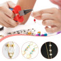 TOAOB 100 pcs Épingle à Oeil en Acier Inoxydable Aiguilles Tiges Clous Tête Ronde Doré 70 mm Accessoire pour Fabrication de Bijo
