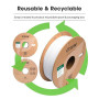 eSUN PLA Basic Filament 1.75mm 1KG (2.2 LBS) pour 3D Imprimante,Blanc | Précision Dimensionnelle +/- 0.05mm