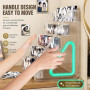 HINATDD Présentoir Cartes Collection, Étagère 5 Niveaux Transparente | Support en PET Cristallin, Organisation Polyvalente, Prés
