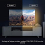 TASMOR Ruban LED 2M, Bande LED USB Multicolore Lumière avec Télécommande, 16 Couleurs et 4 Modes Rétroéclairage TV, RGB LED Cham