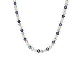 Valero Pearls Collier de perles pour Femme Argent sterling