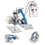 VEVOR Ponceuse à Bande Stationnaire 762x25,4 mm 550 W Backstand Mini, pour Coutellerie, Métallurgie, Travail Bois, Contrôle Vite