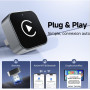 Adaptateur CarPlay sans Fil | Instantané, Zéro Latence, Plug & Play | Profitez d’une connexion CarPlay instantanée, stable et sa