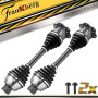 Frankberg 2x Arbre de transmission sans bague ABS, essieu avant | 8K0407451DX Compatible avec: A4 Avant 8K5, A4 Allroad 8KH, A5
