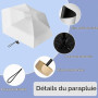 Maykafay Parapluie Pliant Compact Anti UV- Parapluie