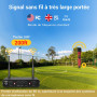 TONOR Micro Karaoke sans Fil, UHF Microphone Systèmes Dynamique Chant Portable à Main Double avec Récepteur pour Karaoké/Fête/Di