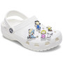 Crocs Peanuts II Lot de 5 breloques unisexes pour chaussures, multicolore, taille unique, multicolore, Taille unique