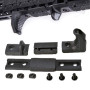 SBGJMY Kit Tactique D’Arrêt de Main Mlok Keymod, 4 Pièces/Ensemble Couvercle de Rail Poignée Avant Foregrip pour Le Système de R
