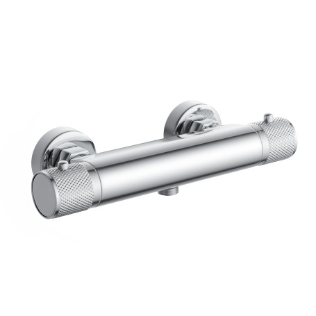 Mitigeur de Douche Thermostatique,Robinet de douche Thermostatique avec arrêt de sécurité à 38°C,Chromé