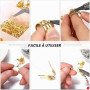 FAYAHAR 346 Pièces Bracelet Fermoir, Attaches et Fermoirs pour Bijoux | Deux Couleurs, Inclut Divers Accessoires, Pratiques, Bra
