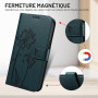Bravoday Coque pour Samsung Galaxy A05S, Housse en Cuir PU Premium Etui à Rabat Pochette de Portefeuille avec Porte Carte Étui d