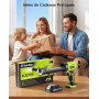 Taskstar Pistolet Silicone Electrique Compatible avec Makita-18V Batteries | Pistolet Mastic Electrique avec 1x 2000mAh Batterie