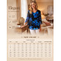 Hotouch Chemisier Femme Manches 3/4 Elegant Fluide Double épaisseur Tunique | col en V Mousseline Blouse Haut| Floral/Unie/Paill