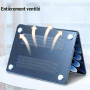 FINTIE Coque Compatible avec MacBook Air 15 Pouces M5 M4 M3 M2 (2026-2023) | pour Modèle A3448/A3241/A3114/A2941, Coque Rigide, 