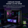 CORSAIR Frame 4000D LCD RS ARGB Boîtier PC – Écran Tactile LCD XENEON Edge 14,5 Pouces, Système InfiniRail, 4 Ventilateurs RS120