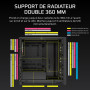 CORSAIR Frame 4000D LCD RS ARGB Boîtier PC – Écran Tactile LCD XENEON Edge 14,5 Pouces, Système InfiniRail, 4 Ventilateurs RS120