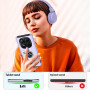 LeYi Coque pour Xiaomi Redmi Note 14 Pro 5G / 4G / 14 Pro Plus 5G Mauve | Téléphone Portable Xaomi Tpu Etui, Protection 512 Go S