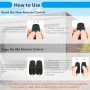 3PCS 433,92 MHz Telecommande Came pour Top432EE/EV/NA, Télécommande Portail Came, 2 Canaux