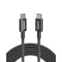 Anker Câble USB C vers USB C 100W, Charge Rapide (3 m, Noir) | iPhone 16/16 Pro Max/16 Plus/15/16 Pro Max MacBook Pro 2024, iPad
