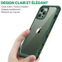 CENHUFO Anti Espion Coque iPhone 13 Pro Max, avec Protection écran Verre Trempé Anti Espion et Protecteur Caméra [HD 9H Dureté]