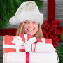 KONVINIT Blanc Bonnet de Noel Luxe Bonnet Pere Noel avec Paillette Chapeau de Noel de Velours Costume pere Noel Homme Femme,blan