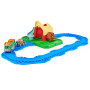 Mighty Express - Gare de la Ferme + Train Fizz - Playset Ferme avec Locomotive de Fizz La Fermière - Jouet Inspiré De La Série -