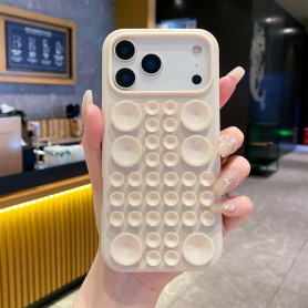 Rokmym Coque pour iPhone 14 en Silicone avec Support à Ventouse Housse Ultra Fine Silicone Souple Étui Antichoc Anti-Rayures Étu