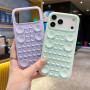 Rokmym Coque pour iPhone 14 en Silicone avec Support à Ventouse Housse Ultra Fine Silicone Souple Étui Antichoc Anti-Rayures Étu
