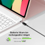 WAVATA Clavier pour Redmi Pad SE 2023 11", Rose | Étui Clavier pour Xiaomi Redmi Pad SE 2023 Magnétique Détachable AZERTY Layout